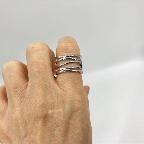 Beautiful 925 silver spiral ring - Picture 5 of 6